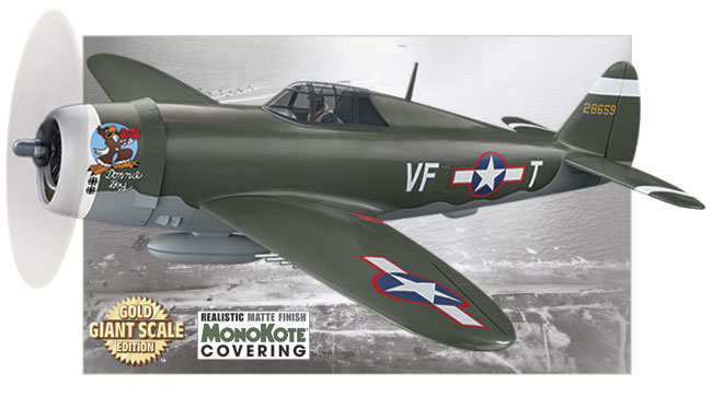 Top Flite Gaint P-47D Razorback 50-61cc/EP ARF